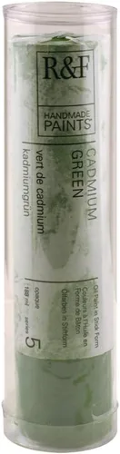 Vista 164 de R&F Handmade Paints - Pigmento profesional al óleo en barra, naranja lizarina, 6.4 fl oz