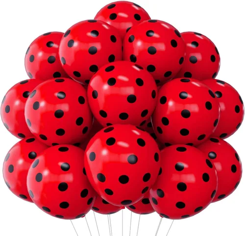 Vista 18 de Juego de 60 globos de látex negros de 12 pulgadas para fiestas Helio redondo para decoraciones de cumpleaños