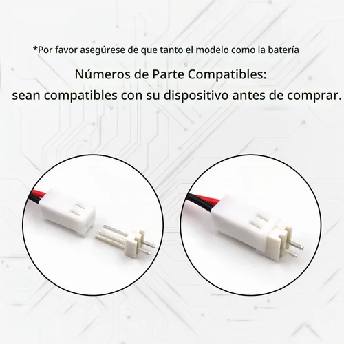 Vista 6 de Paquete de 2 baterías de 11.1V 2600mAh con conector MTA-100 de 2
