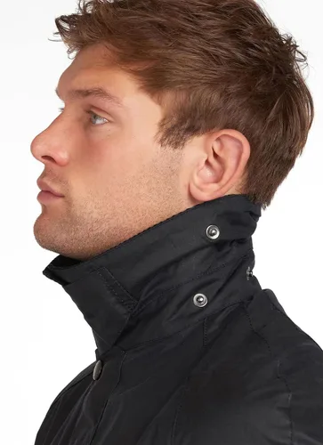 Vista 4 de Barbour Chaqueta Ashby Wax para hombre, Verde Oliva