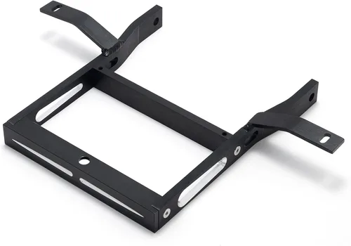 Vista 4 de Parachoques delantero y trasero SFriding ATV para Yamaha Banshee 350 YFZ350 1987-2012, hecho de aluminio, acabado negro anodizado