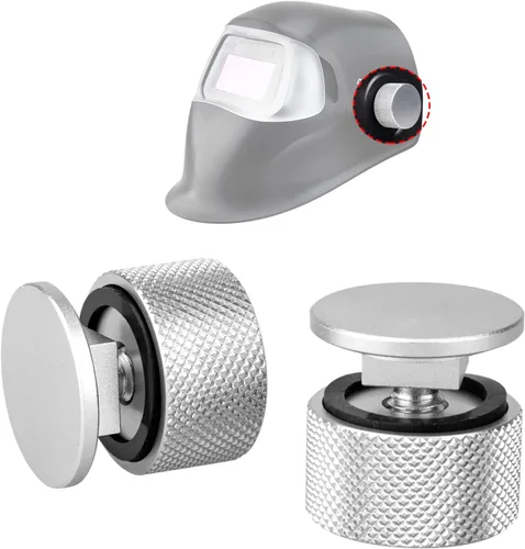 Vista 2 de 3mirrors Sujetadores de Casco para Capucha de Soldadura (Pipeliner) Plata, Piezas de Repuesto para Casco, Accesorios, Tornillos, Capucha Abatible
