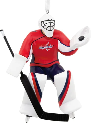 Vista 7 de Hallmark NHL New Jersey Devils Portero Ornamento de Navidad (0001OSL1882)