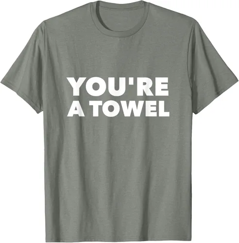 Vista 20 de Eres un toalla Funny camisa, mujer XL, Negro