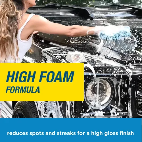 Vista 7 de Espuma para lavado de autos Rain-X 620191 - 100 onzas líquidas. Fórmula concentrada de alta espuma para una mayor acción de limpieza, que levanta
