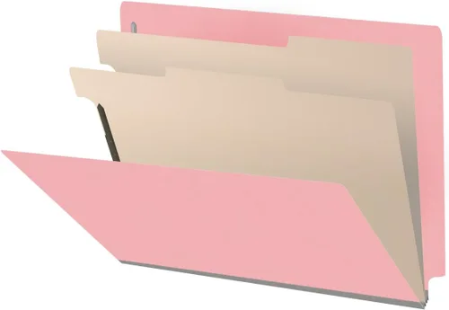Vista 15 de Carpetas de color con pestaña final resistente, tamaño carta de 18 puntos, expansión de 2 pulgadas, 2 divisores, azul (caja de 10)