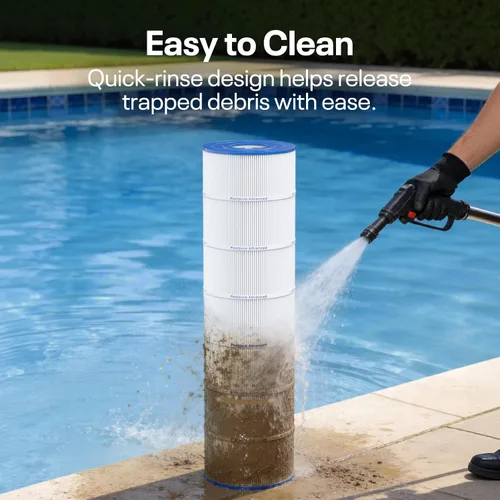 Vista 8 de POOLPURE PLFPJANCS200 - Filtro de piscina que reemplaza a Jandy CS200, PJANCS200, Ultral-B9, R0462400, Unicel C-8418, Filbur FC-0823, Aladdin 35002