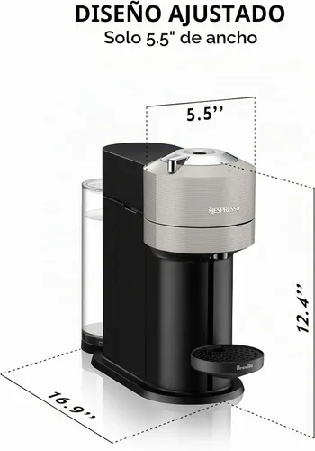 Vista 3 de Nespresso Vertuo Next Máquina para hacer café y espresso de Breville