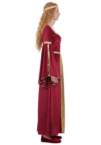 Vista 4 de Disfraz de Mujer Maid Marian Multicolor