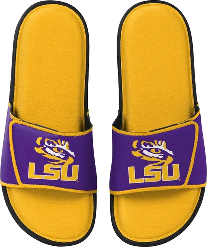 Vista 158 de FOCO Sandalias deportivas de espuma para ducha con logotipo de equipo universitario de la NCAA para hombre