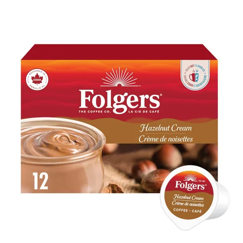 Vista 14 de Folgers Café con sabor artificial a caramelo mantecoso, cápsulas Keurig K-Cup, caja de 10