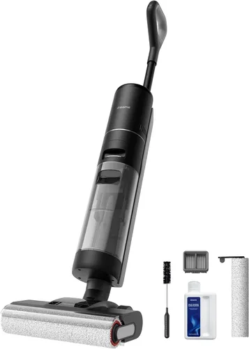 Vista 10 de DREAME H12 Pro Gen2 - Trapeador al vacío, aspiradora húmeda y seca de 0 enredos, aspiradora inalámbrica todo en uno para suelos duros, máquina