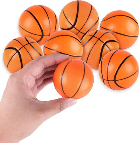 Vista 2 de Super Z Outlet Mini pelotas deportivas de espuma para niños y adultos, mini béisbol, fútbol, baloncesto, fútbol, estrés, decoración de fiestas
