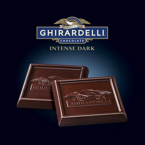 Vista 4 de Ghirardelli Barra oscura intensa de chocolate, Midnight Reverie, 3.17 onzas, paquete de 6