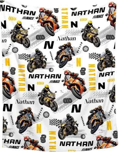 Vista 25 de Manta personalizada con nombre – Manta personalizada para niñas, niños, bebés, recién nacidos, niños pequeños, regalo de cumpleaños, tamaño infantil
