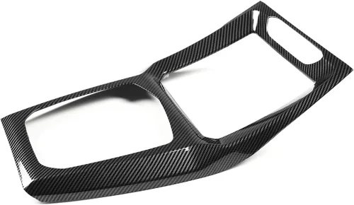 Vista 3 de YIWANG Cubierta del marco del panel de cambios de la consola central para BMW X3 X4 G01 G02 2021 2022 Panel de engranajes interior del automóvil