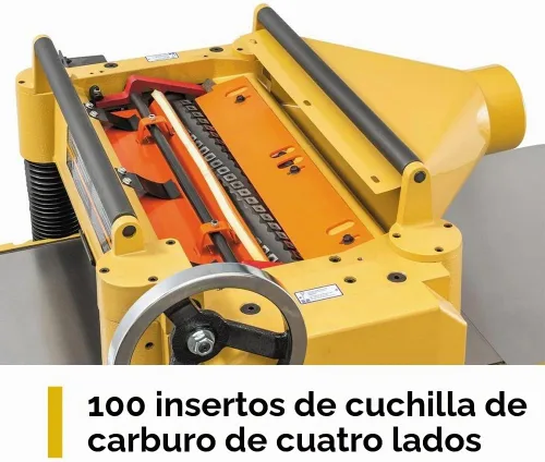 Vista 5 de Powermatic Cepilladora de 20 pulgadas de grosor para carpintería, cabezal de corte de estilo helicoidal con velocidad de alimentación de 4