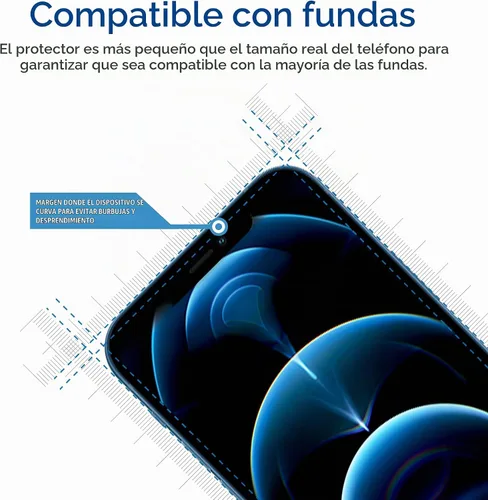 Vista 4 de amFilm OneTouch - Protector de pantalla para iPhone 12 Pro Max (6.7 pulgadas, 2020) con kit de fácil instalación, vidrio templado, paquete de 2