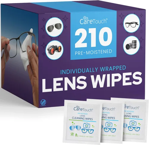 Vista 9 de Care Touch Toallitas para Lentes de Anteojos - 100 Unidades de Toallitas Prehumedecidas Envueltas Individualmente, 5 x 6 Pulgadas - Limpiador