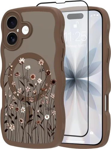 Vista 22 de OOK Funda magnética para iPhone 11 [compatible con MagSafe] Funda delgada mate translúcida negra para iPhone 11, funda protectora de lente de Negro