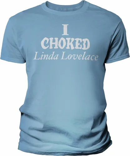 Vista 11 de Camisa vintage I Choked Linda Lovelace para hombre Negro-0001