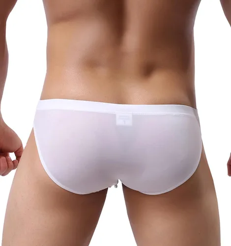 Vista 14 de WINDAY Calzoncillos de hombre Transpirable Hielo Seda Triángulo Bikinis y Escritos N04