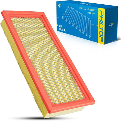 Vista 82 de PHILTOP CA9525 Engine Air Filter for Kia Sorento 2003-2009 Flexible Panel, Increased Acceleration, Engine Protection, Easy Install, No Tools