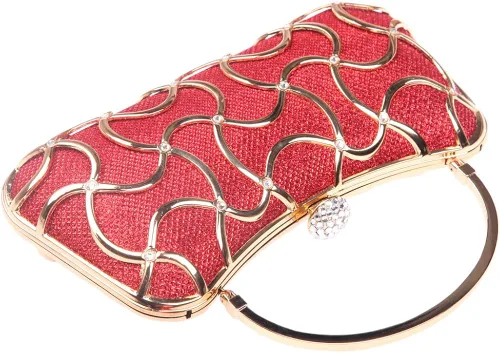 Vista 5 de Fawziya Bolso de mano de cristal para mujer con asa