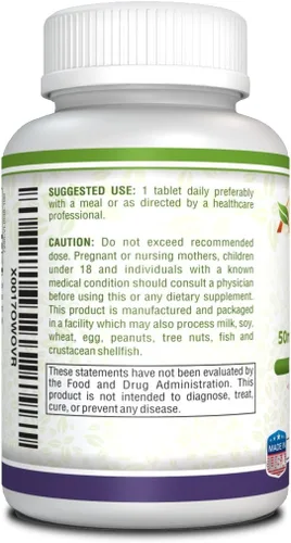 Vista 3 de Athena - Suplemento de zinc comprimidos 50mg - Óxido/Citrato - 100 comprimidos recubiertos