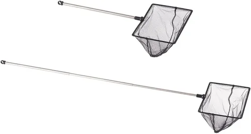Vista 8 de Long Handle Fine Net Fish Tank Net – Retractable 24 inches