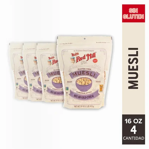Vista 5 de Bob's Red Mill Muesli sin gluten, 16oz (paquete de 4)