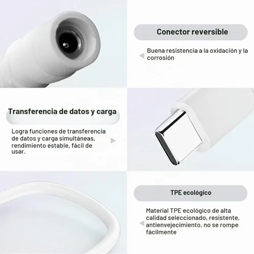 Vista 2 de Reemplazo para enchufe de barril de anillo a adaptador USB-C para paneles solares de enchufe de barril y cámaras USB-C para panel solar