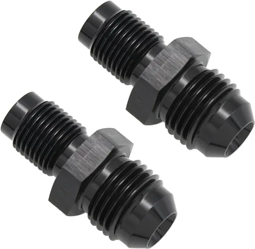 Vista 20 de Adaptador de ajuste de tubo de aluminio -4AN AN4 macho acampanado a rosca macho de 5/8 x 18 con asiento invertido, conector acampanado invertido