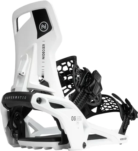 Vista 13 de Nidecker Supermatic Snowboard First Universal, Doble Entrada, Fijación Automática - Cómoda y Confiable como una Fijación Regular de Dos Correas