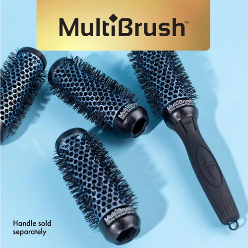 Vista 7 de Olivia Garden MultiBrush - Cepillo térmico desmontable no eléctrico con barril de cerámica