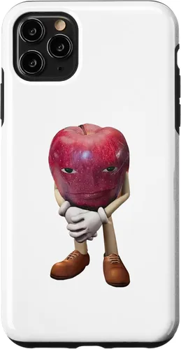 Vista 11 de Carcasa para iPhone 15 Me Asf Apple Funny Apple Face Meme Wapple