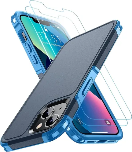 Vista 9 de SPIDERCASE Funda diseñada para iPhone 12/iPhone 12 Pro, protección contra caídas de grado militar de 10 pies, con 2 protectores de pantalla