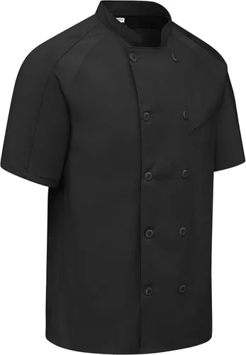 Vista 4 de Red Kap Abrigo de chef raglán para hombre con chaqueta OilblokChef