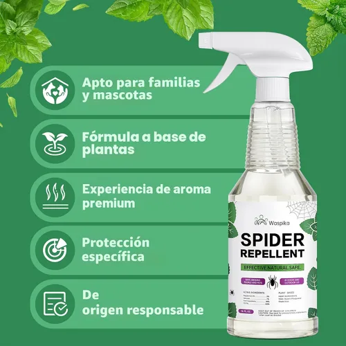 Vista 5 de Aceite de menta, repelente de insectos y arañas, repele y mata hormigas e insectos, control de plagas natural extra fuerte a base de plantas