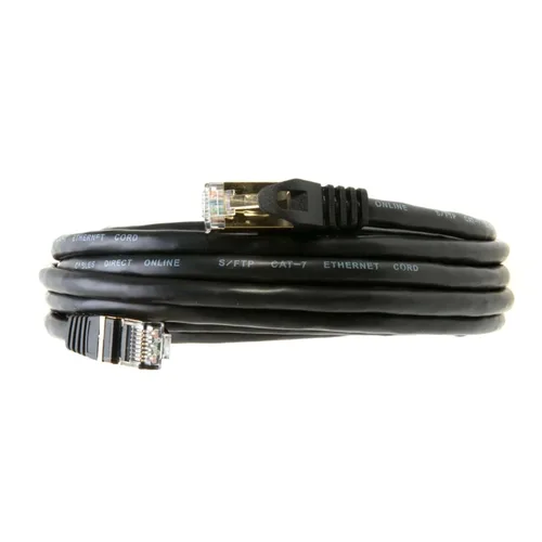 Vista 5 de Cables Direct Online Cable de conexión Ethernet de cobre Cat7 S/FTP de 6 pies, cable de Internet, compatible con PC, laptop, módem, enrutador