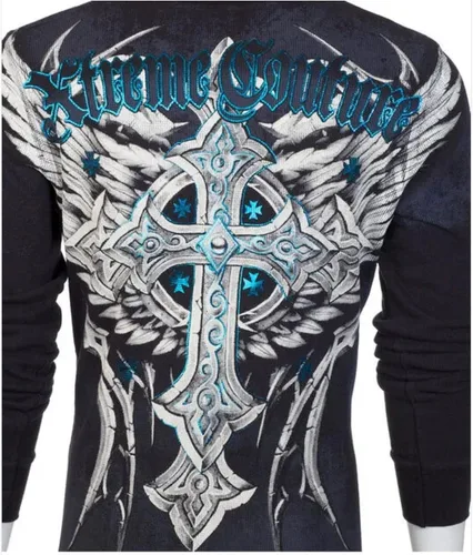 Vista 9 de Xtreme Couture by Affliction - Camisa térmica para hombre