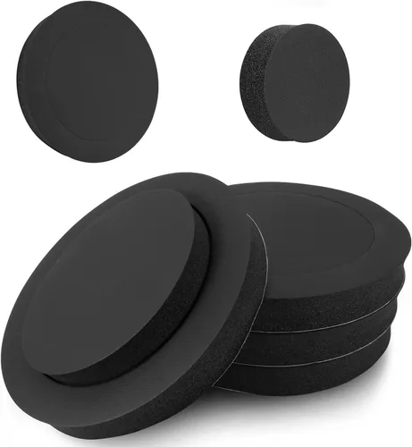 Vista 6 de RDBS 6 '' 6.5" 6.75 '' altavoz espuma anillos 3 anillos esponja coche audio deflectores 3-Ring Concentric Foam Enhancer Self Adhesive Gasket Block