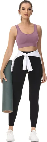 Vista 5 de Heathyoga Womens Sports Bras High Support Padded Sports Bras for Women High Impact Sports Bras Large Bust Workout Bra