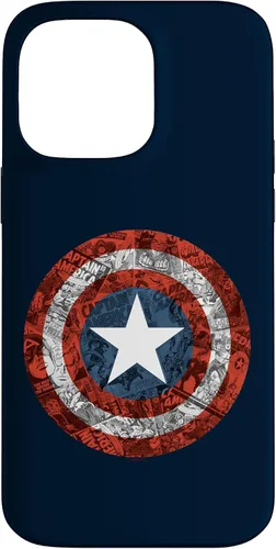 Vista 21 de Marvel Funda de escudo cómico del Capitán América para iPhone 17