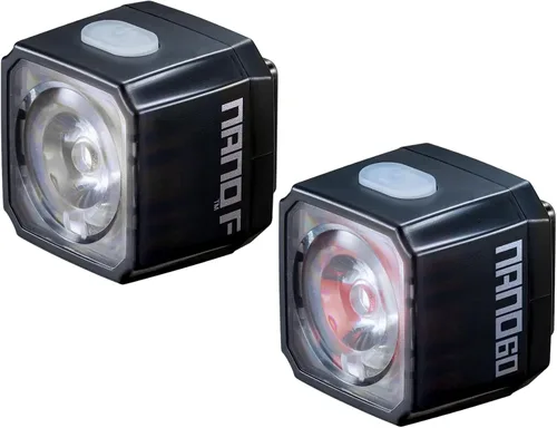 Vista 10 de CATEYE Luz de seguridad nano para bicicleta: IPX4 impermeable diurna visible luz de seguridad LED, 6 modos de luz, USB-C recargable, diseño compacto