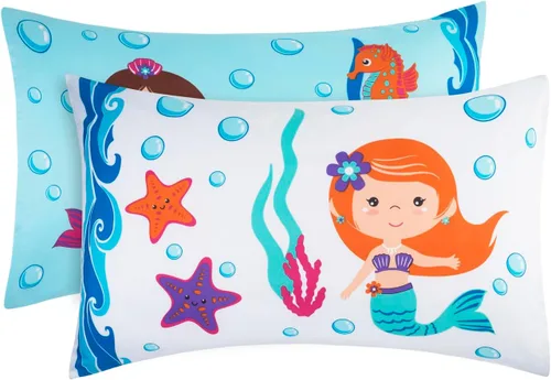 Vista 11 de Everyday Kids Paquete de 2 fundas de almohada de tamaño estándar para almohadas de 20 x 26 pulgadas, 100% microfibra suave y transpirable, perfectas