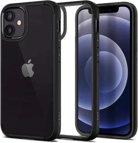 Vista 58 de Spigen Funda para iPhone 12 Mini, ultra híbrida, sin anillo magnético, antiamarilleo, transparente