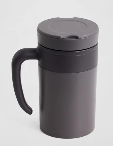 Vista 3 de Zojirushi SE-KAE48TA - Vaso de té inoxidable con asa, 16 onzas, color marrón