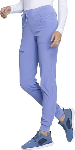 Vista 4 de HeartSoul Break On Through - Ropa quirúrgica para mujer, pantalón de tiro bajo HS030