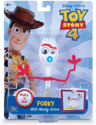 Vista 3 de Disney Pixar Toy Story 4 - Forky de jalar y llevar